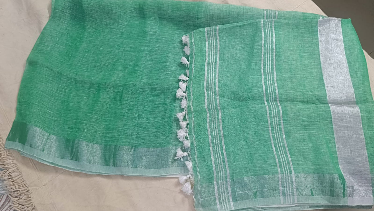 Classic Linen Cotton - Aqua Mint