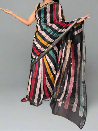 Pure Maheshwari Silk Saree