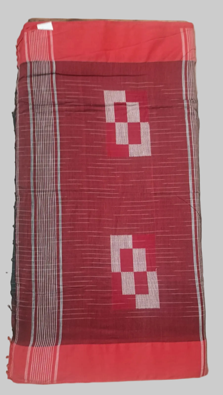Pure Handloom Saree with Motifs on Pallu - Black